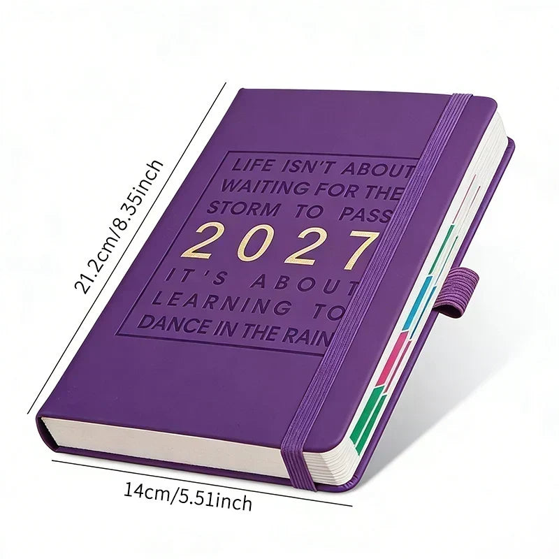 📅 PROMO FLASH : 50% DE RÉDUCTION ! 📓 Carnet-Calendrier 2027 – A5 – Une Page par Jour & Dates Imprimées for Notes Quotidiennes & Organisation ✨