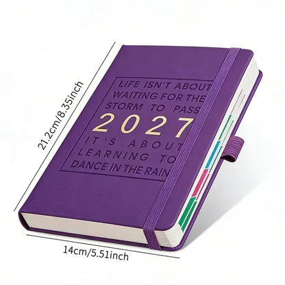 📅 PROMO FLASH : 50% DE RÉDUCTION ! 📓 Carnet-Calendrier 2027 – A5 – Une Page par Jour & Dates Imprimées for Notes Quotidiennes & Organisation ✨
