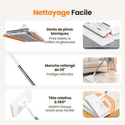🎁55 % de réduction🧹✨ Balais à poussière jetables avec 50 à 250 lingettes – pratiques et efficaces💥🌟