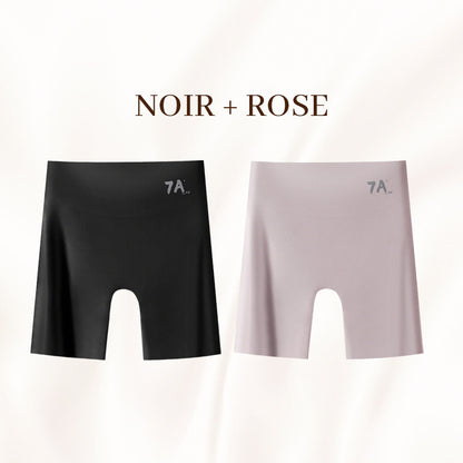 Sous-vêtements féminins taille haute en soie glacée avec contrôle de l'abdomen Hip-lifting