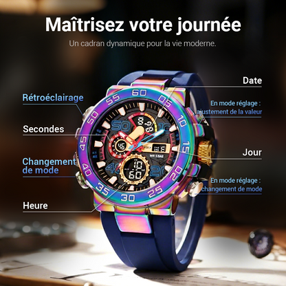 ⌚56 % DE RÉDUCTION✨Montre LED multifonctionnelle🌟Écran numérique étanche, 7 modes sportifs avec surveillance du sommeil🔋