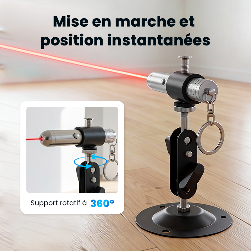 Stylo laser portable à positionnement multi-modes