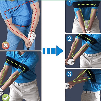 🏌️ Ensemble Correcteur de Poignet & Bandeau de Bras pour Entraînement au Golf – À Moitié Prix ! ⛳️✨ 💪 Améliorez Votre Swing & Précision Facilement !