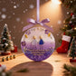 Ornement de Noël en Verre de Mer - Symbole d’Amitié