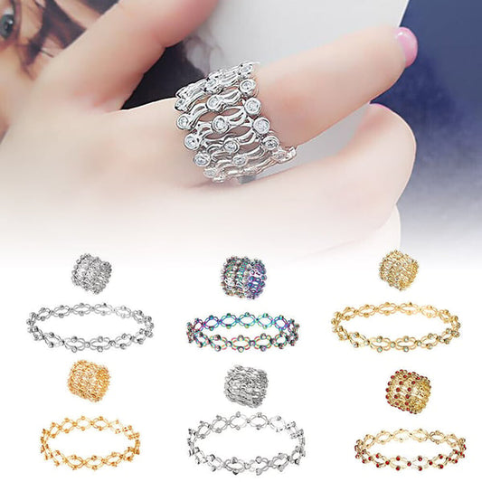 💕50% de réduction🎁Cadeau parfait : Bracelet transformable avec breloque CZ étincelante 💎