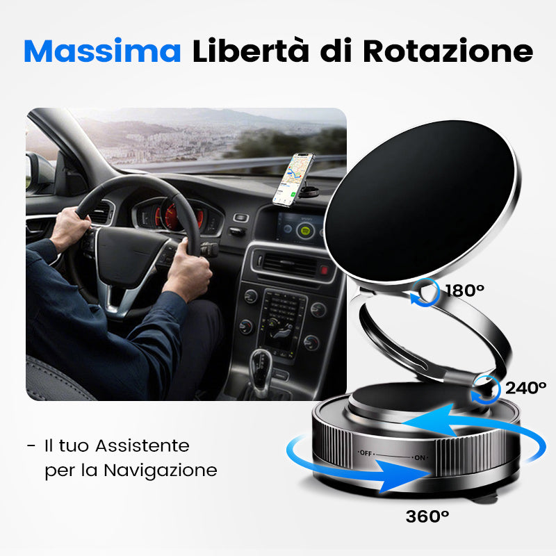 🔥Acquista di più e risparmia di più🔄Supporto magnetico per telefono regolabile a 360°📱🚗