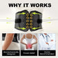 🌟 Ceinture Lombaire Adjustable - Soutien Dorsal Ergonomique