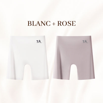 Sous-vêtements féminins taille haute en soie glacée avec contrôle de l'abdomen Hip-lifting