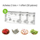 Sac de Conservation en Aluminium Reutilisable et Fermable 🥢🌍 - Parfait pour Stocker et Protéger Vos Aliments!