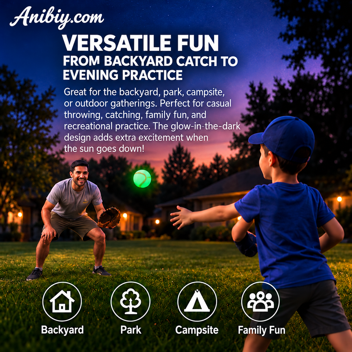 Glow-in-the-Dark Baseball &amp; Softball – Light Up Your Game, Day or Night!