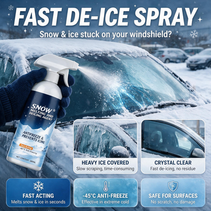 🧊 Produit hautement efficace pour faire fondre la neige et la glace ; adapté au déneigement de grandes surfaces et au dégivrage des véhicules.