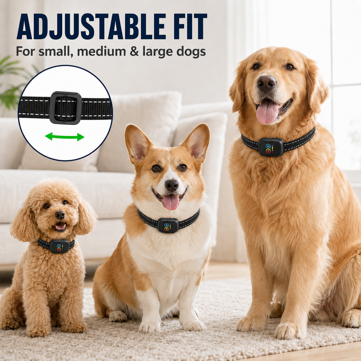 🏆 50 % DE RÉDUCTION EN CE MOMENT ! 🐶 Collier anti‑aboiement intelligent pour chiens 🛡️ Réglable, sans douleur, contrôle efficace des aboiements ⚡