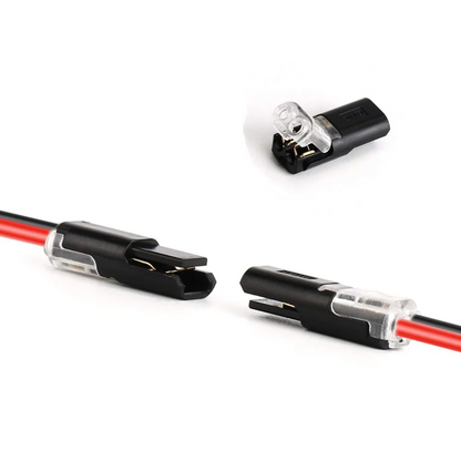 🏆Connecteur enfichable à double fil avec boucle de verrouillage