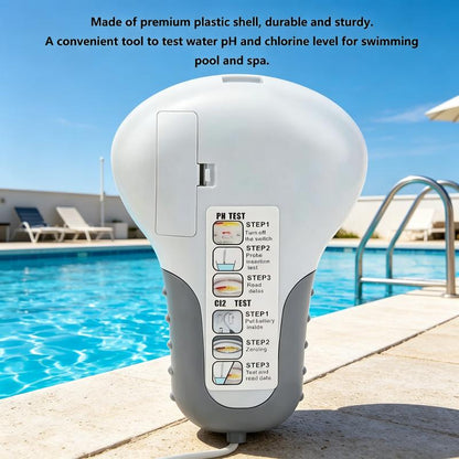 🔬💧 Testeur de pH et de chlore pour piscines – 50 % de réduction ! Mesure précise du pH et du taux de chlore de votre piscine : simple, rapide et fiable. 🔥🏊