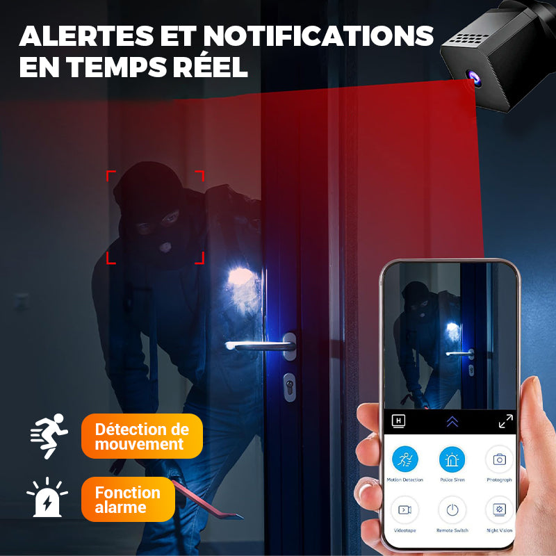 🤩🌹🌹Caméra de surveillance haute définition sans fil avec vision nocturne