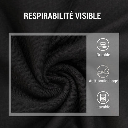 T-shirt à manches longues et col montant pour hommes