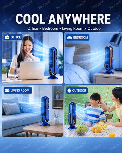 Ventilateur de bureau portable avec 5 vitesses