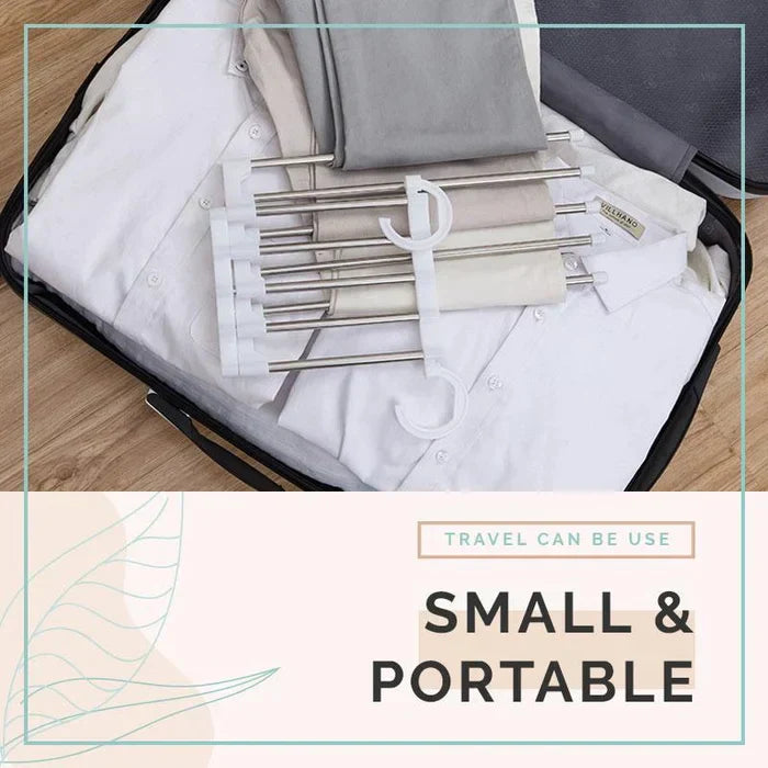 👖 ACHETEZ 2, RECEVEZ 3 ! ✨ Porte-Pantalons Multifonctionnel – Gain de Place et Pratique 🌟