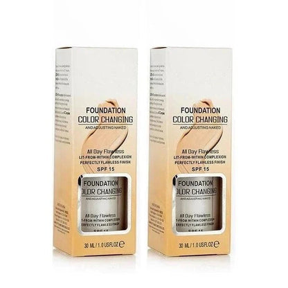 🎁 ACHETEZ 1, OFFERT 1 ! 🧴 Fond de Teint Intelligent – Change de Couleur pour S’Adapter à Votre Teint, Formule Hydratante & Légère pour Peaux Matures ✨📦