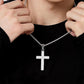 💖Dernier jour 50% de réduction - ✝️Collier croix de Scibble avec prière du Seigneur