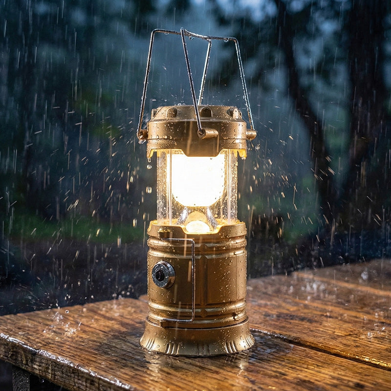 💡 Lanterne de camping solaire pliable