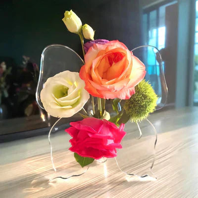 🔥Vase Décoratif Transparent Inspiré par le Papillon 🦋💎