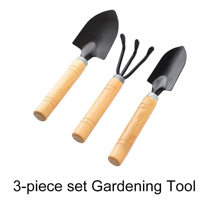 Outils de jardinage – Pelle à désherber, Transplantoir et Râteau