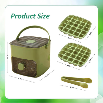 🧊Machine à glace portable avec couvercle et bac de rangement (48 glaçons)