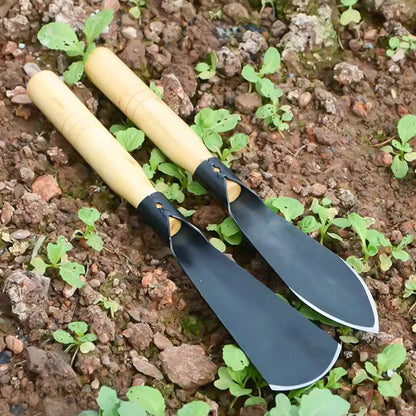 Outils de jardinage – Pelle à désherber, Transplantoir et Râteau