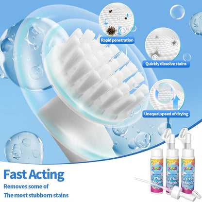 ⏳ DERNIER JOUR – ACHETEZ 2, OBTENEZ 1 GRATUIT !! 💖 Nettoyant mousse magique pour tapis et tissus – Éliminateur de taches et odeurs d'animaux avec brosse de nettoyage 🧼🪄