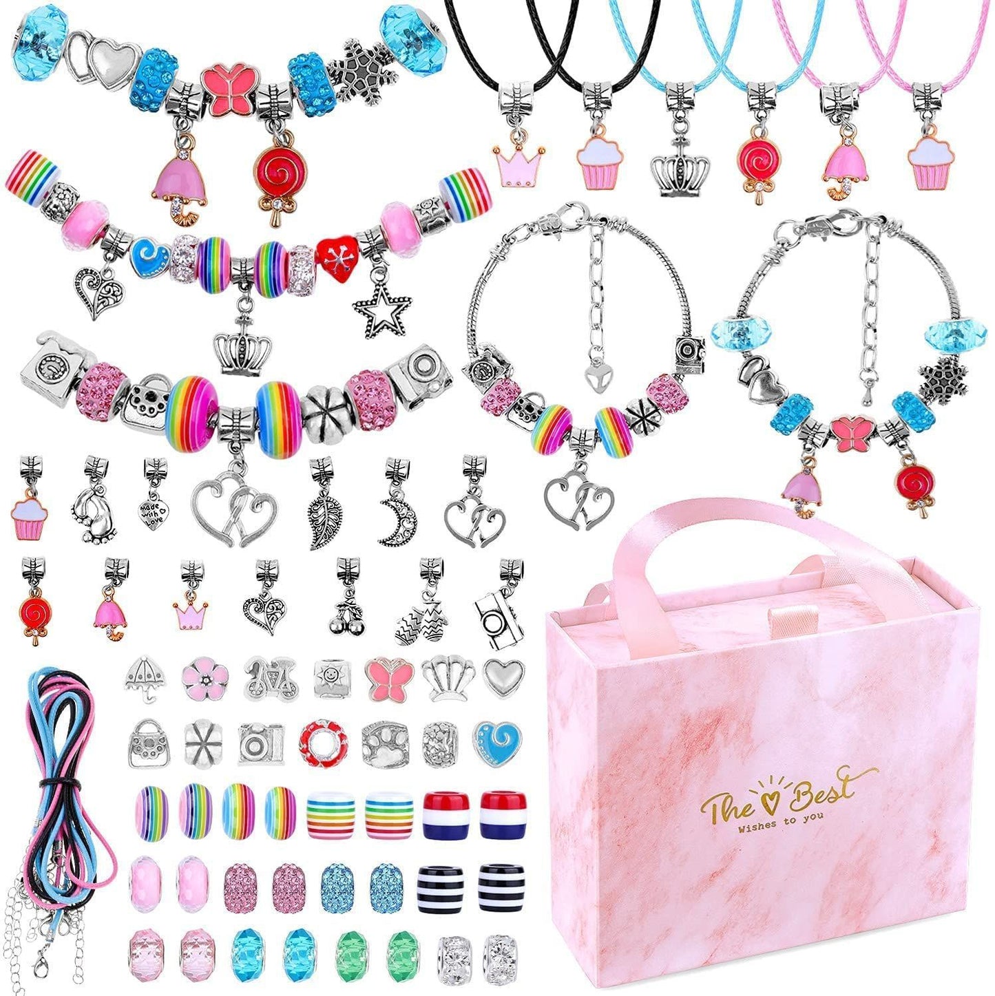 🎄 Vente de Noël anticipée -50% 🎁 Kit de fabrication de bracelets charmants