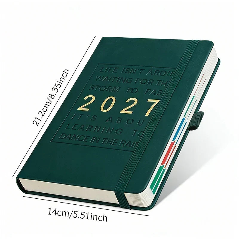 📅 PROMO FLASH : 50% DE RÉDUCTION ! 📓 Carnet-Calendrier 2027 – A5 – Une Page par Jour & Dates Imprimées for Notes Quotidiennes & Organisation ✨