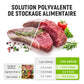 Sac de Conservation en Aluminium Reutilisable et Fermable 🥢🌍 - Parfait pour Stocker et Protéger Vos Aliments!