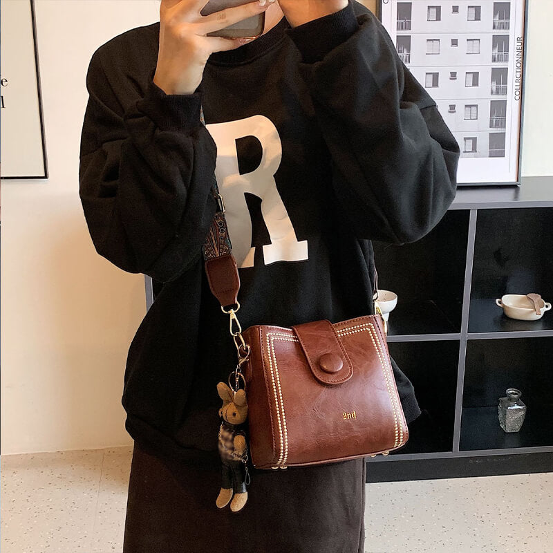 👜Sac de mode vintage avec bandoulière large réglable