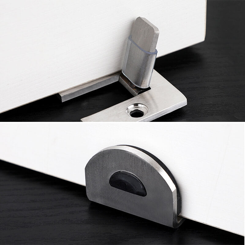 Butée de porte en acier inoxydable – Installation facile