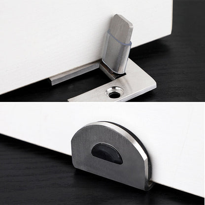 Butée de porte en acier inoxydable – Installation facile