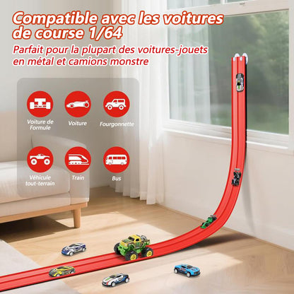 🎄🎁 Cadeau surprise de Noël 2025 : Piste de course flexible à faire soi-même 🚗✨