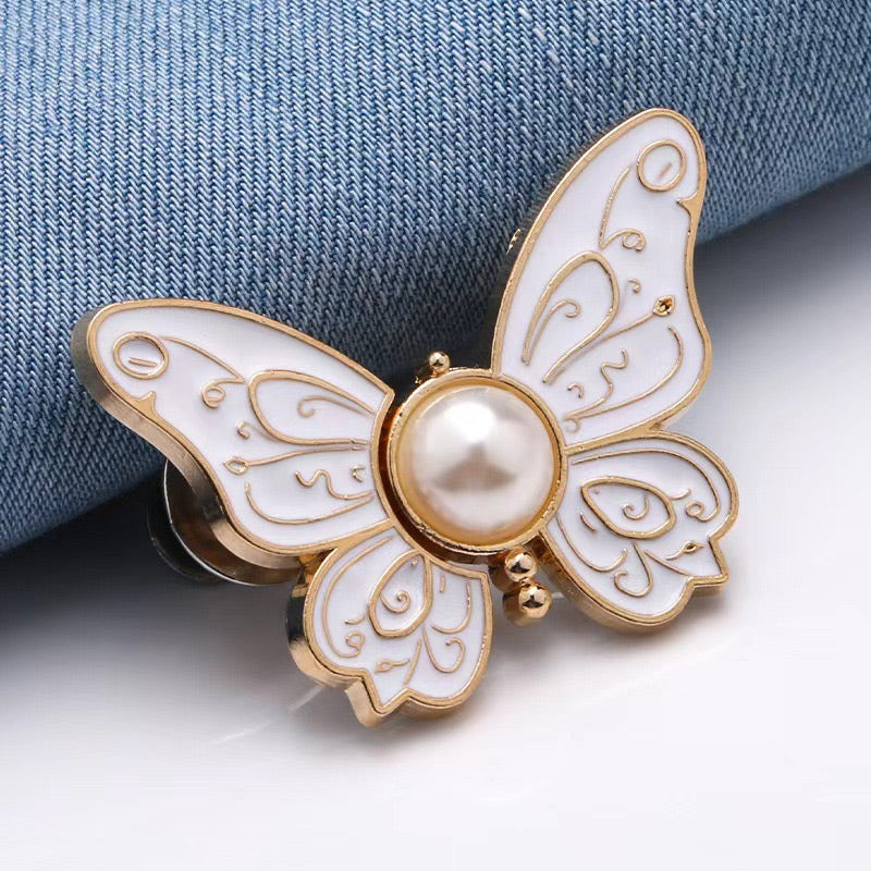 🎀🦋 OFFRE SPÉCIALE 1 ACHETÉ = 4 OFFERTS ! Boucle Papillon Réglable et Détachable – Ajustement Taille Universel, 6 Couleurs, Parfaite pour Robes, Chemises, Manteaux ✨