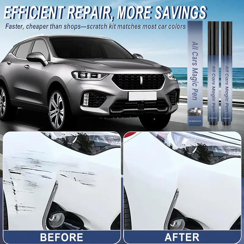 Stylo magique anti-rayures pour voiture – Retouche peinture DIY, réparation rapide & brillance restaurée | Essentiel portable pour tous véhicules | Éclat en quelques minutes | Incontournable 2026