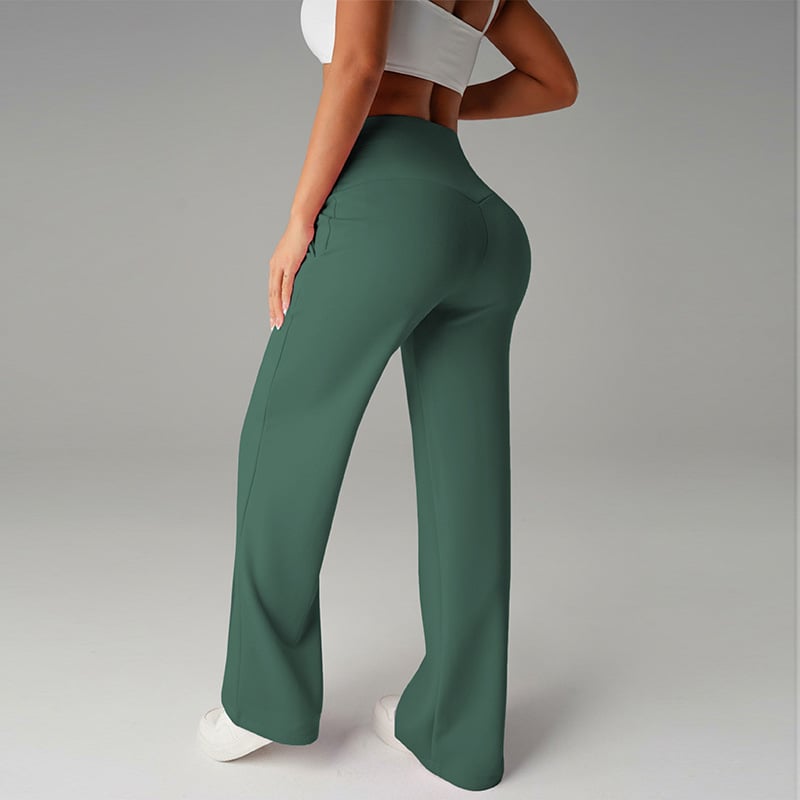 ⏰ 50% de réduction ! 💫 Pantalon droit ample uni pour femme – Confort & Élégance quotidienne ❄️👖