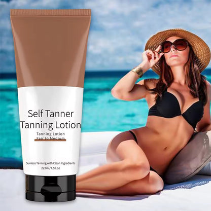 🔥Lotion autobronzante pour le corps - le meilleur bronzant progressif et naturel pour un bronzage impeccable et hydratant, pour une peau saine et éclatante