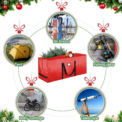 🎄 50% DE RÉDUCTION MAINTENANT ! 🎅 Sac de Rangement Imperméable pour Sapin de Noël – Durable, Transport Facile & Protection Maximale 🎁