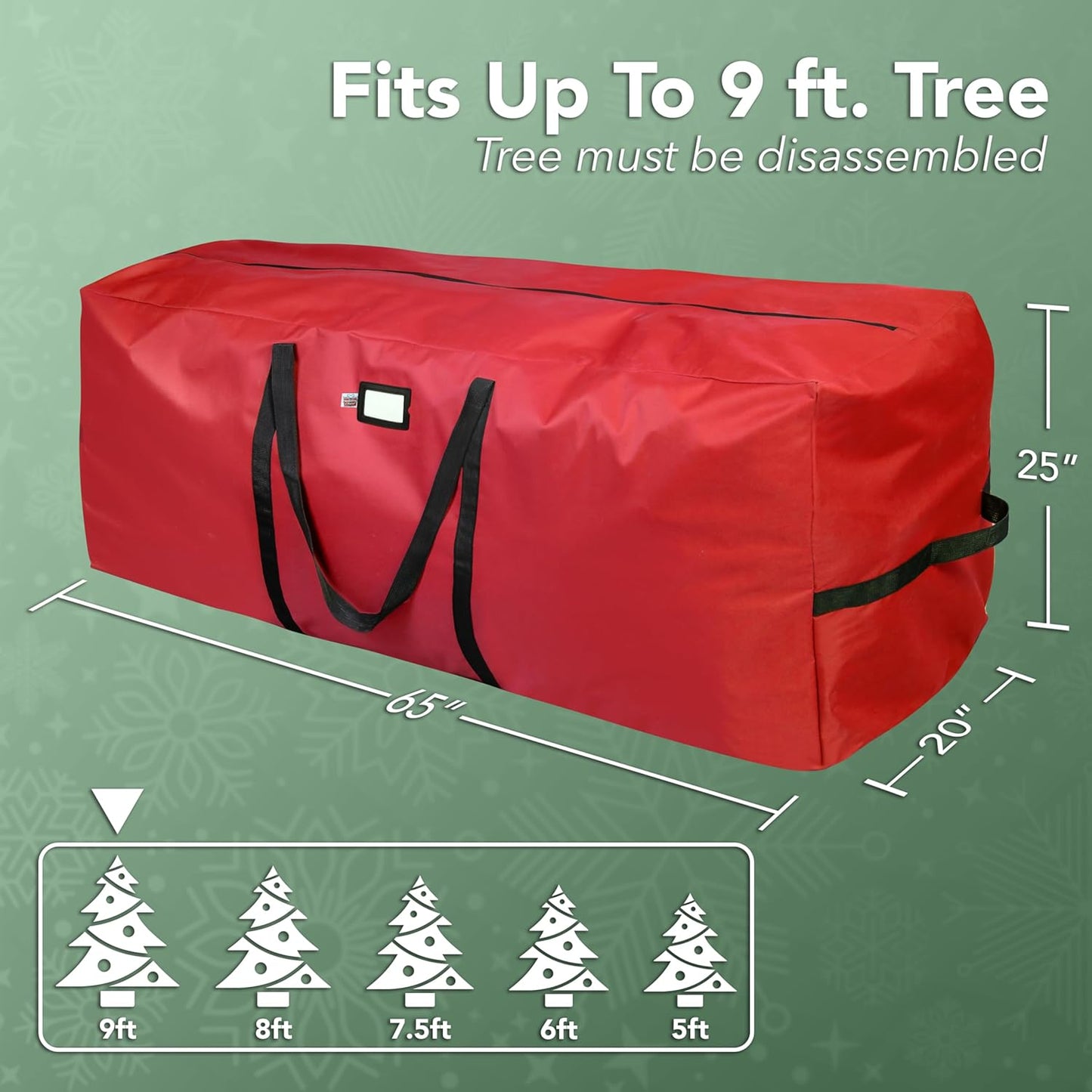 🎄 50% DE RÉDUCTION MAINTENANT ! 🎅 Sac de Rangement Imperméable pour Sapin de Noël – Durable, Transport Facile & Protection Maximale 🎁