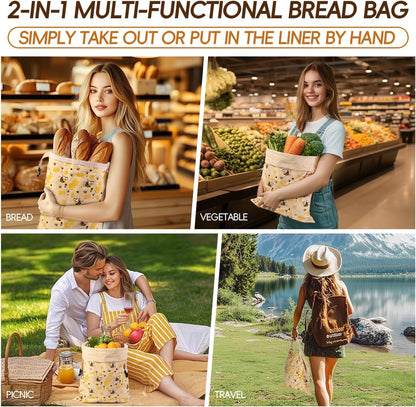 🍞🥐🥖🥯 Sac à Pain en Cire d'Abeille pour Pain Maison 🍯🐝