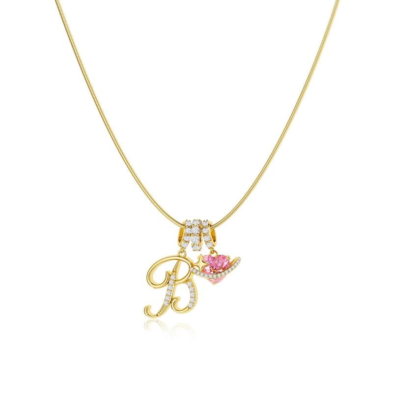 💖 DERNIER JOUR – 57 % DE RÉDUCTION ✨ Colliers à pendentifs 3 rangs avec initiales A-Z 🎀 | Personnalisés et élégants