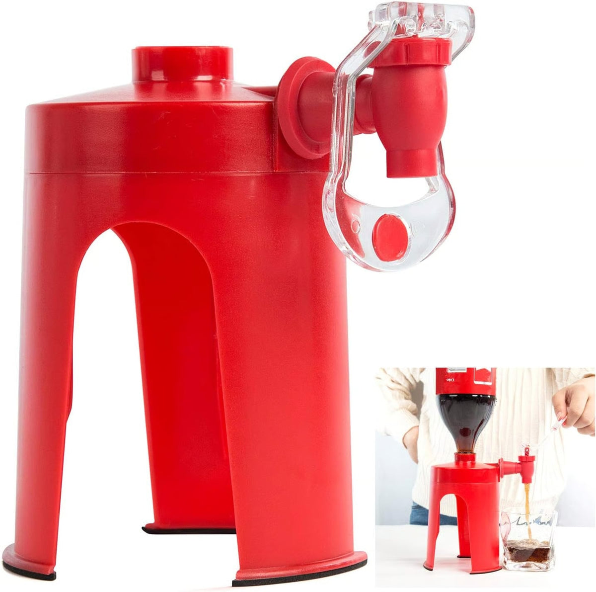 🥤Distributeur de boissons gazeuses à pression manuelle