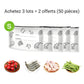 Sac de Conservation en Aluminium Reutilisable et Fermable 🥢🌍 - Parfait pour Stocker et Protéger Vos Aliments!
