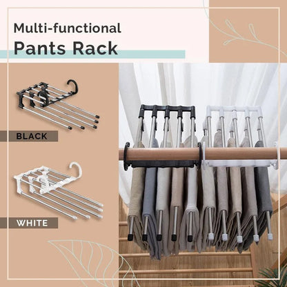 👖 ACHETEZ 2, RECEVEZ 3 ! ✨ Porte-Pantalons Multifonctionnel – Gain de Place et Pratique 🌟