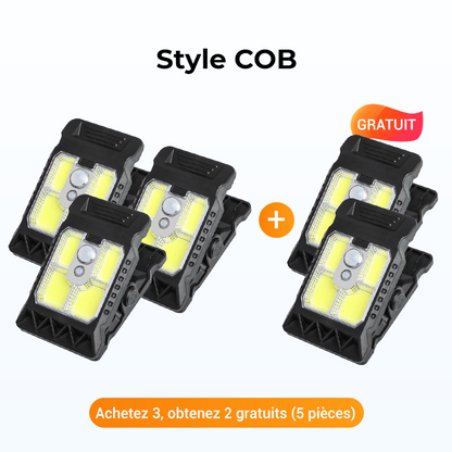 Lampe Solaire à Clip Extérieur avec Détecteur de Mouvement