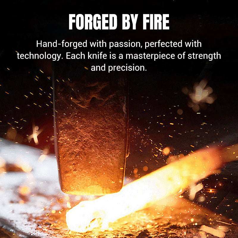 ⚔️Couteau de Cuisine Forgé🔪Tranchant comme un rasoir, durable à vie, conçu pour les passionnés de cuisine⚡